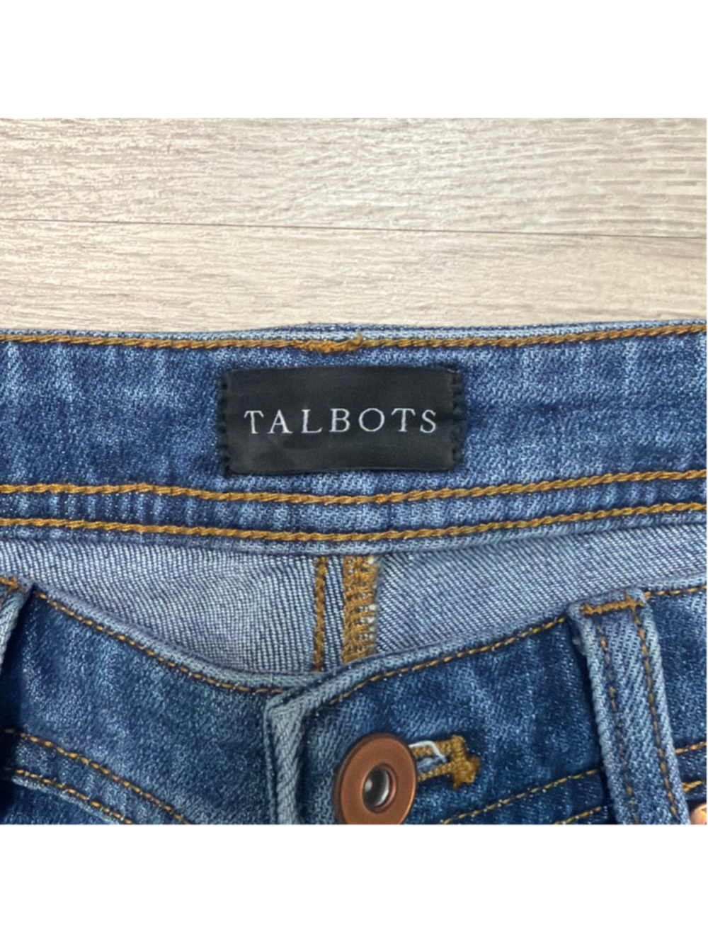 Talbots Stovepipe Cropped 25.5” Inseam Jeans Sz 2! - Picture 6 of 8